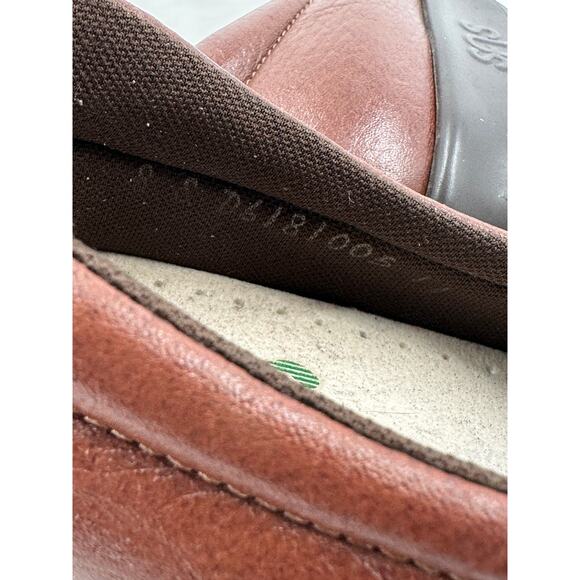 SAS Womens Comfort Shoes Size 8 Twin Slip On Loafers Brown Casual Classic - Picture 10 of 11